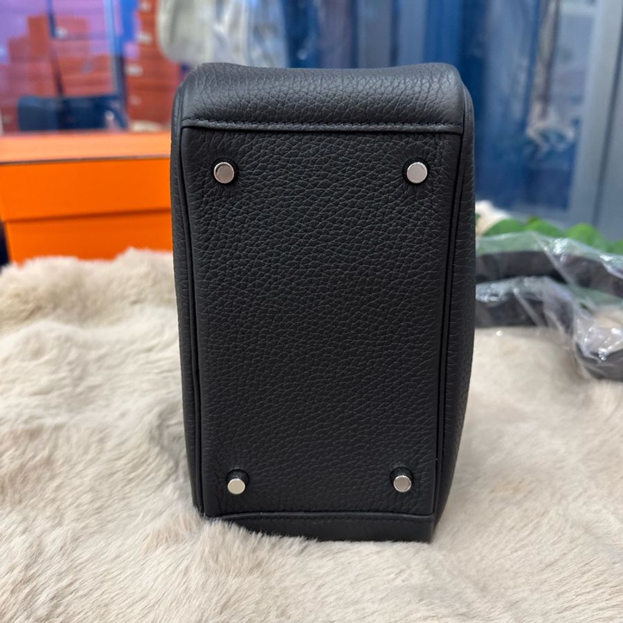HERMES mini Lindy2 黑银tc stamp W-7