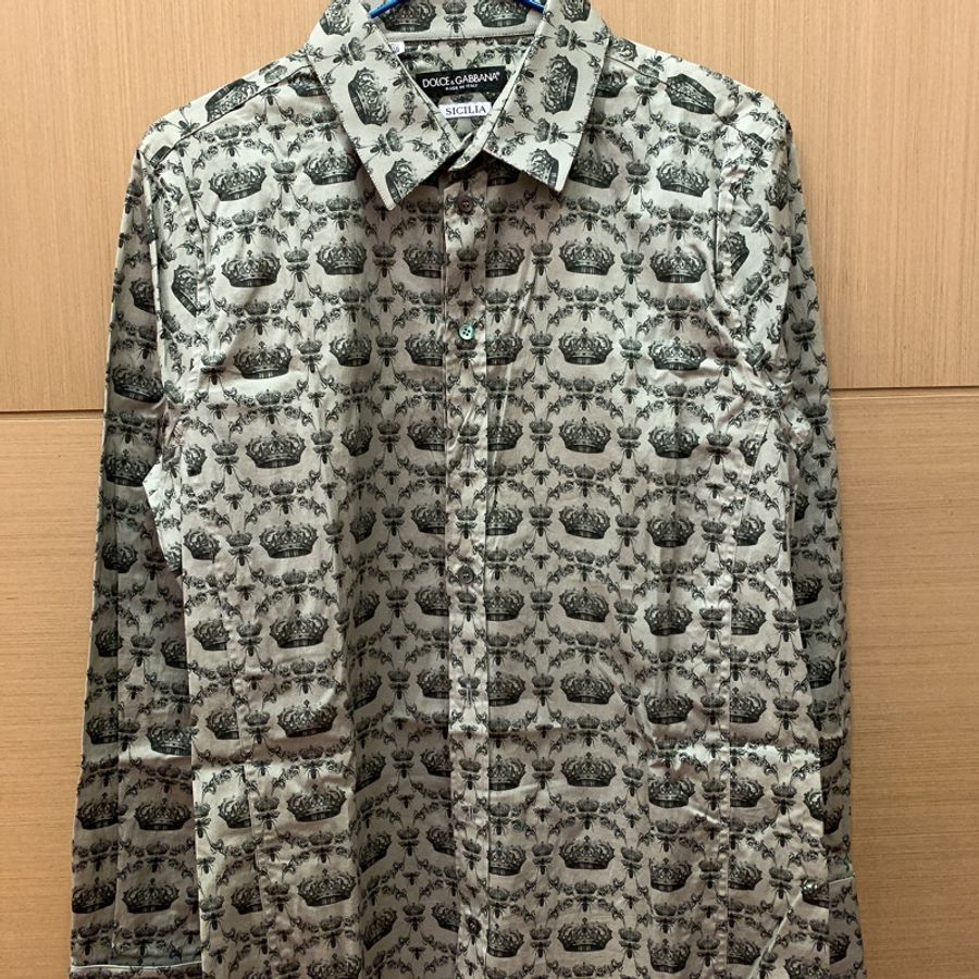Dolce&Gabbana正品40 15 3/4號-拆標但未穿過-肩41胸49衣長70袖長59原價快兩萬-0