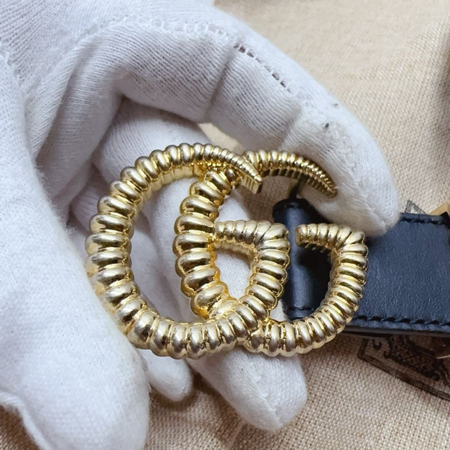 二手正品GUCCI GG Marmont薄款皮革皮帶105公分 Gucci皮帶 Gucci配件 Gucci腰帶-11