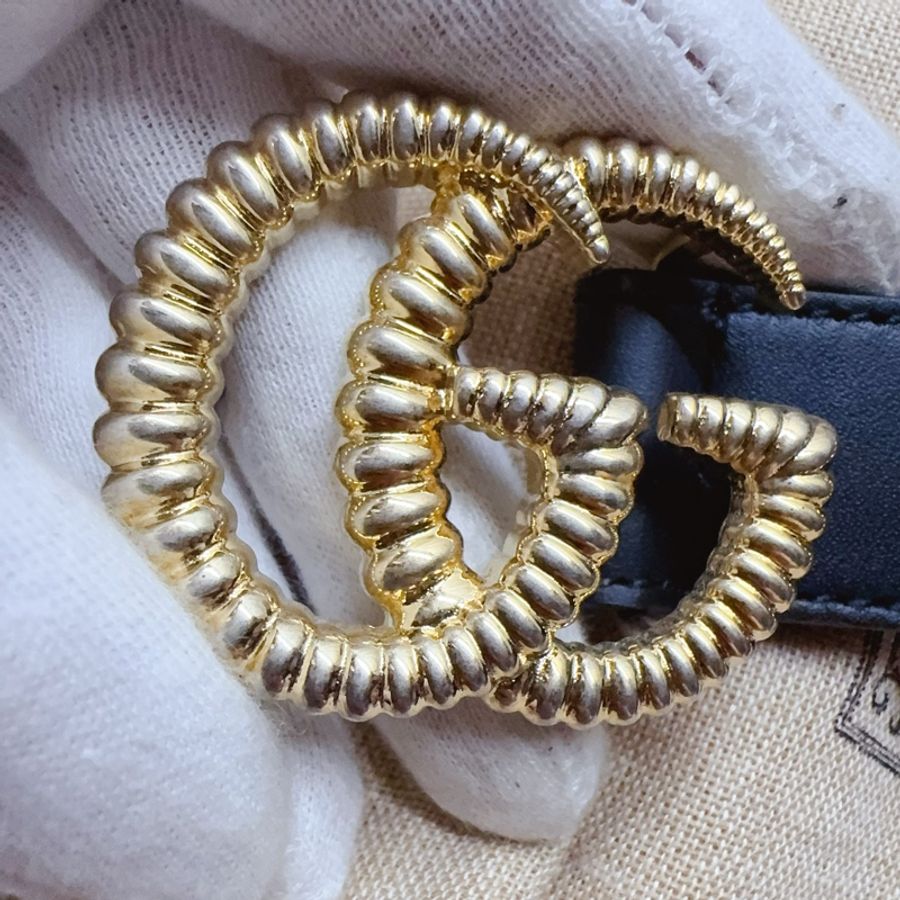 二手正品GUCCI GG Marmont薄款皮革皮帶105公分 Gucci皮帶 Gucci配件 Gucci腰帶-14