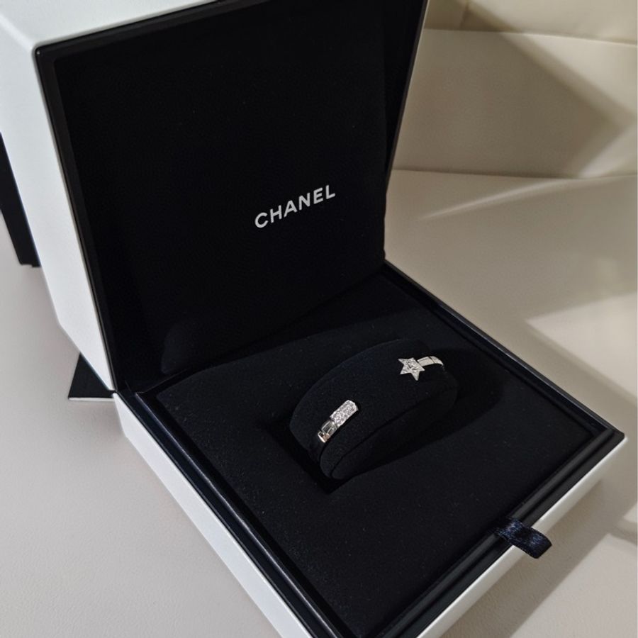 Chanel香奈儿 高级珠宝系列 comete chevron 白金满钻彗星手镯-2