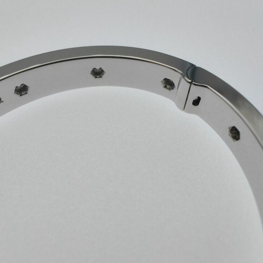 Cartier 卡地亞 Love 18K白金 寬版全鑽石手環 Size 16 Bracelet-7