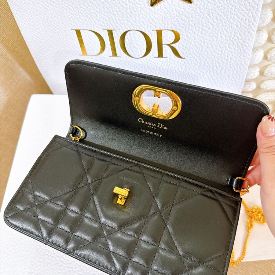 可議價全配Dior Miss Caro 附鏈帶手拿包-3