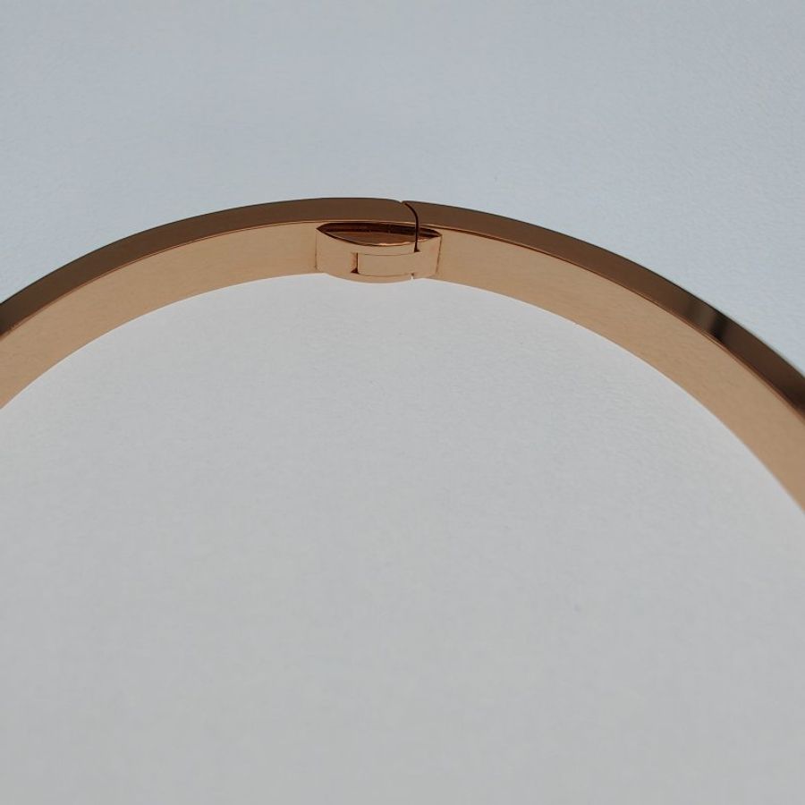 Cartier 卡地亞 Love 18K玫瑰金 窄版滿天星鑽石手環 Size 16 Bracelet-8