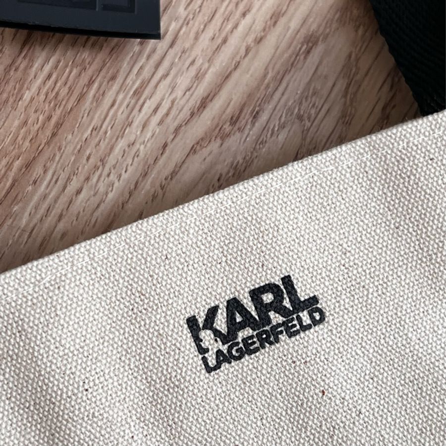 KARL LAGERFELD 花 帆布袋-3