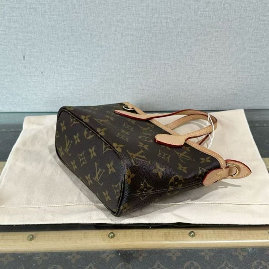 ✨LV 芯片款老花neverfull BB 17*15*9 99新 配件塵袋-4