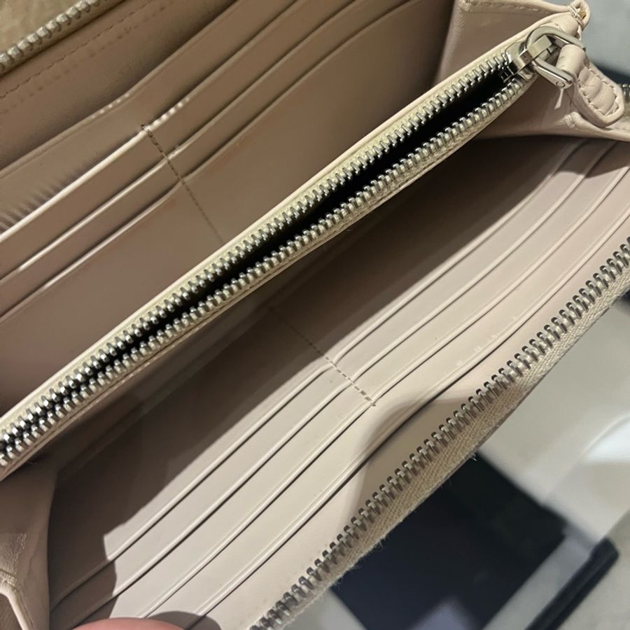 Prada 長夾/奶茶色-2