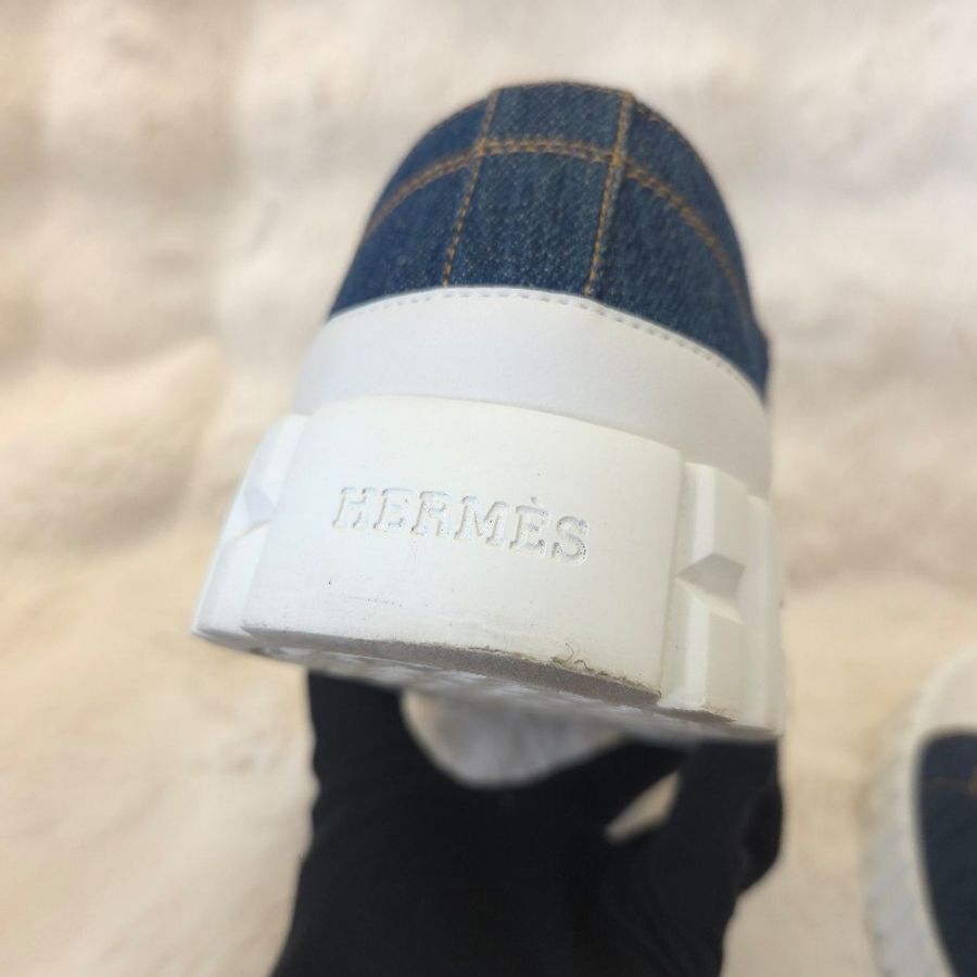Hermès 牛仔餅乾休閒鞋 二手 43號-11