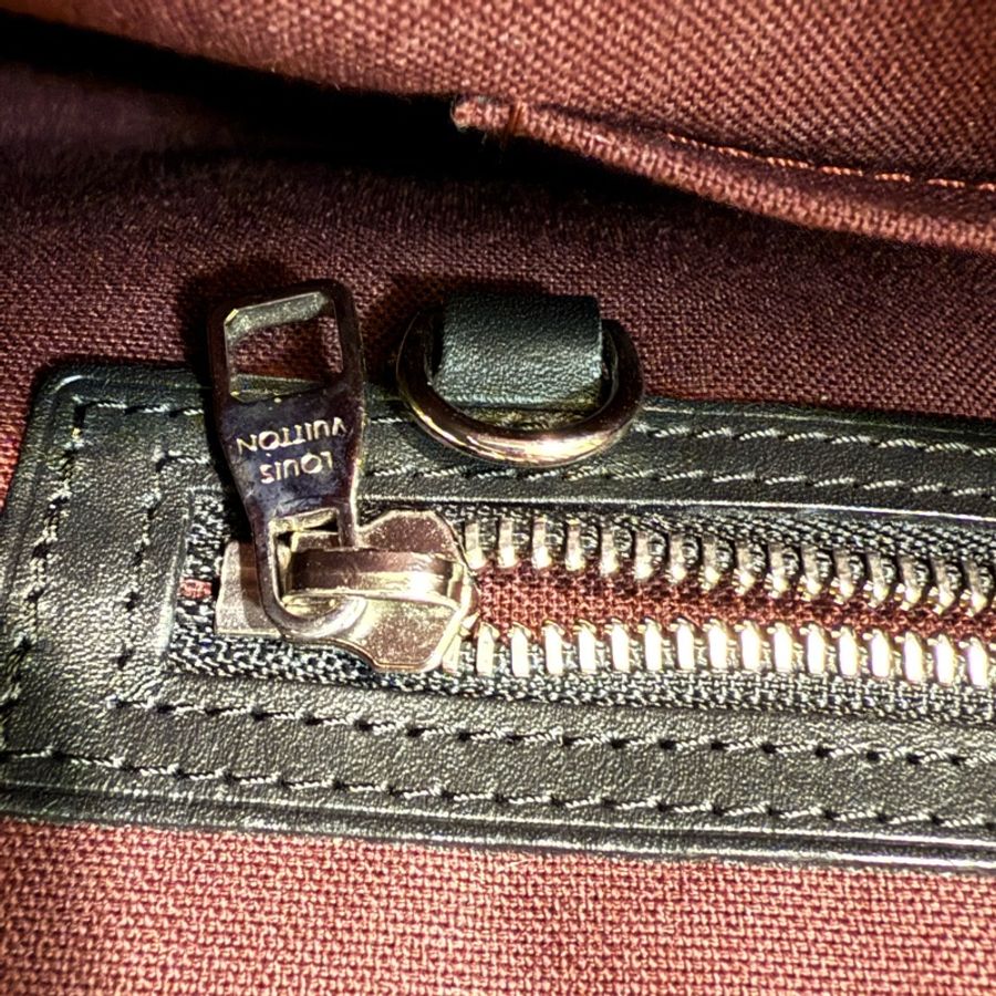 真品LV Macssar DAVIS系列 原花黑牛皮手提公事包 路易威登M56708手提 肩揹 側背包 公事包 托特包-5