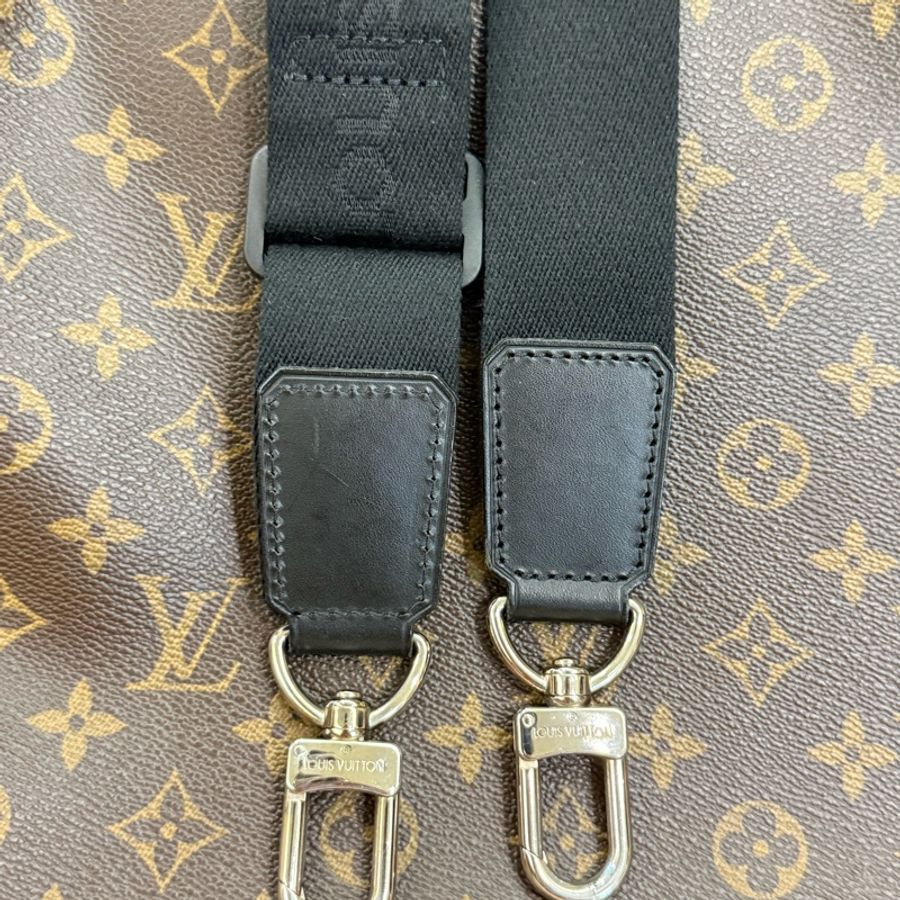 真品LV Macssar DAVIS系列 原花黑牛皮手提公事包 路易威登M56708手提 肩揹 側背包 公事包 托特包-21