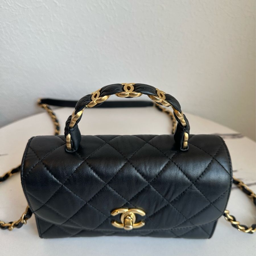 Chanel 美麗的手提斜背包-1