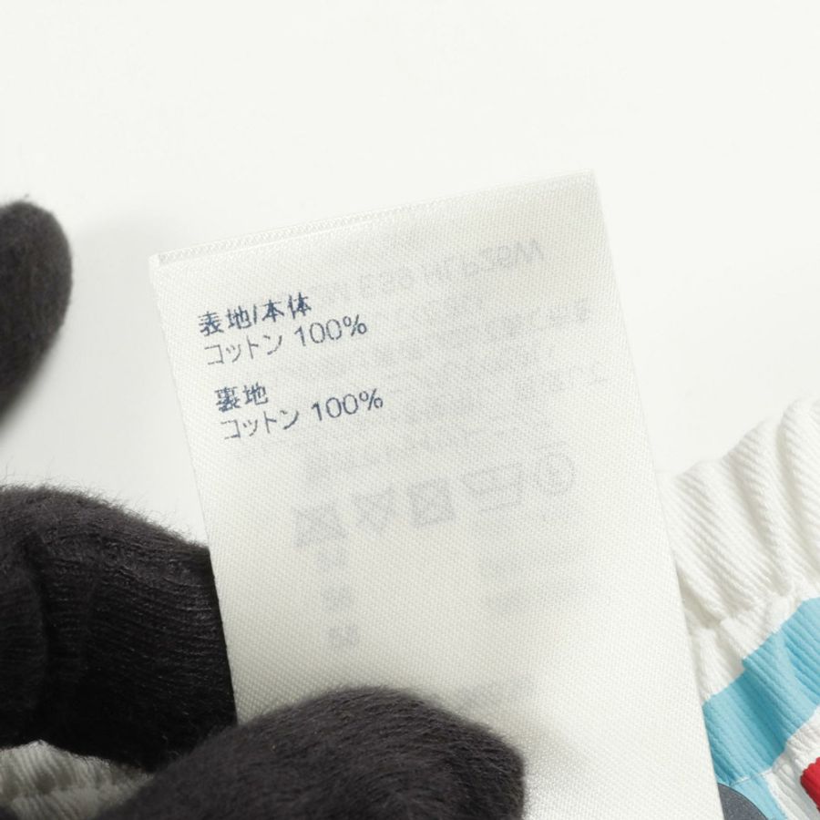 路易威登 x NBA 聯名圖案 Logo 短褲,純棉材質,白色,多色,男士 #M-4