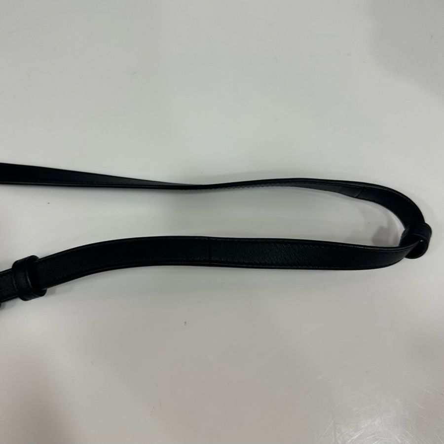 YSL 311210 黑色牛皮金釦肩背包 斜背包 cabas-49