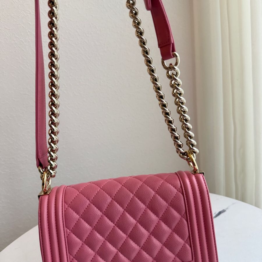Chanel boy20 粉色-7