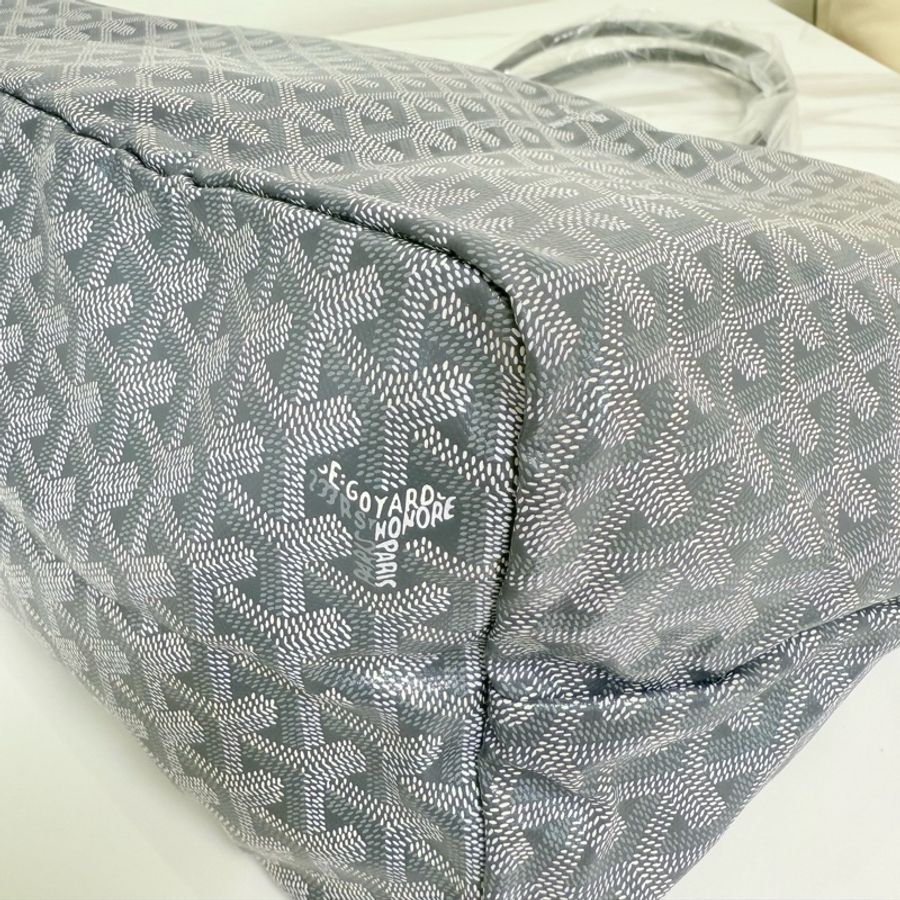 全新Goyard Saint Louis GM Bag 托特包 大號 經典灰-7