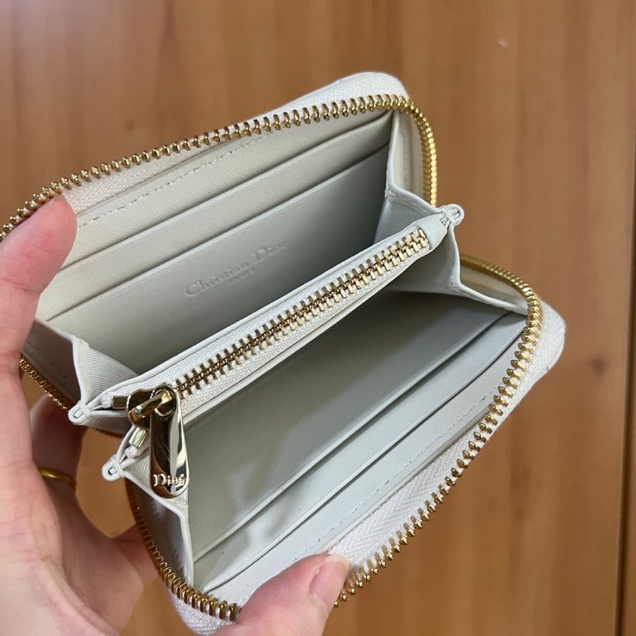 Dior 白羊皮Lady Dior Voyageur零錢卡包S0985ONMJ-8