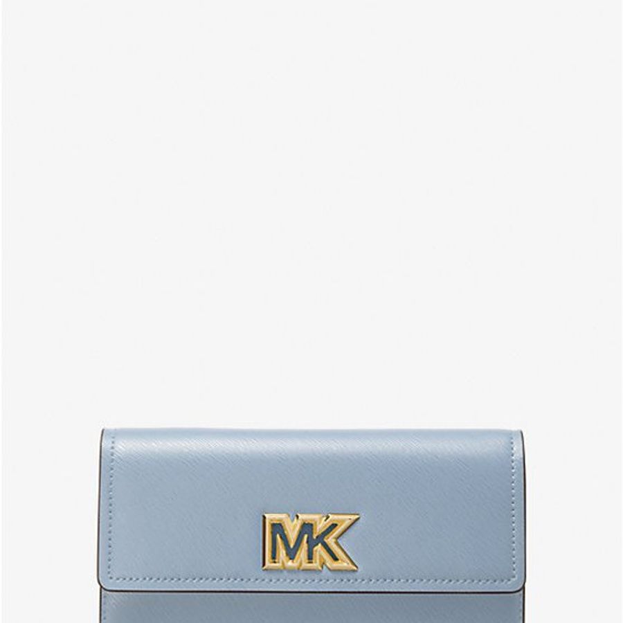 Michael Kors專櫃經典款 MIMI系列高質感翻蓋防刮皮革皮夾/長夾/手拿包-0