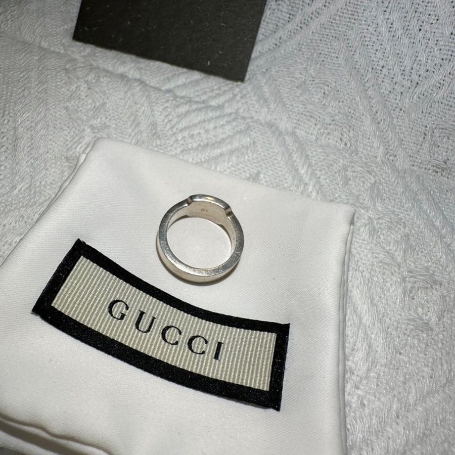 GUCCI logo戒指-3