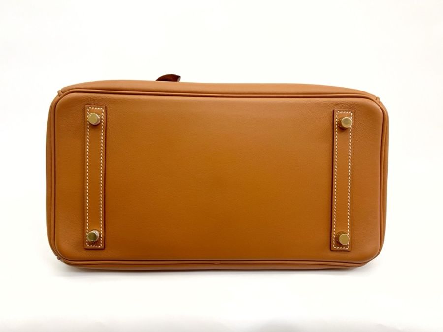 Hermes 金棕Jonathan牛皮金釦Birkin 30-4