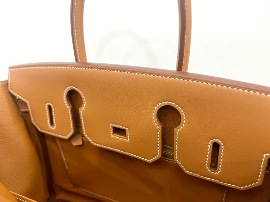 Hermes 金棕Jonathan牛皮金釦Birkin 30-12