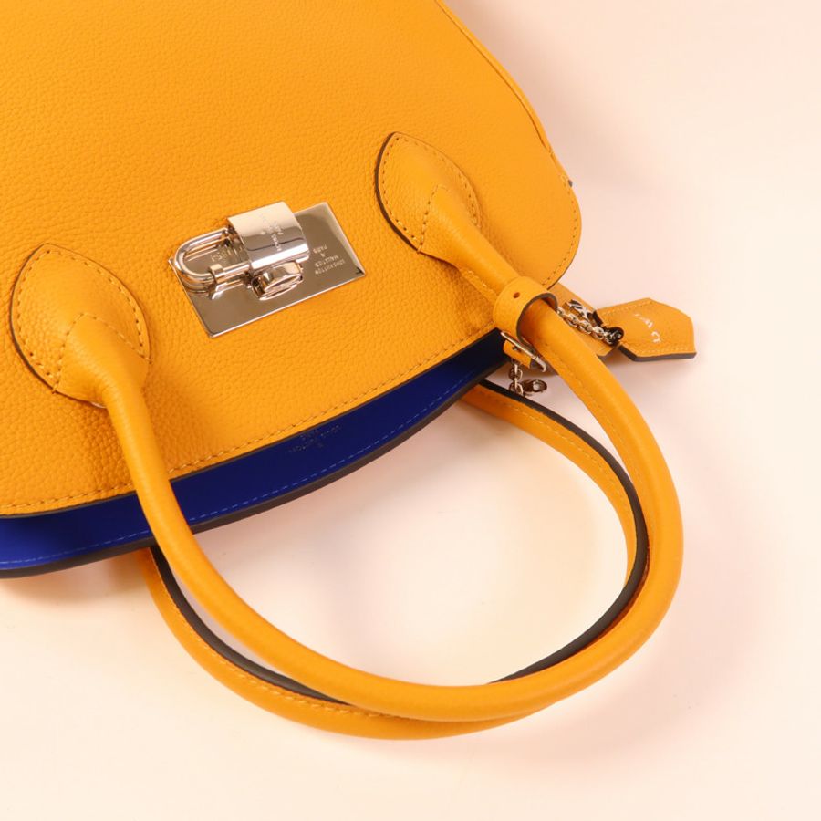 LOUIS VUITTON 牛皮皮革Milla PM銀扣手挽肩背兩用袋-4