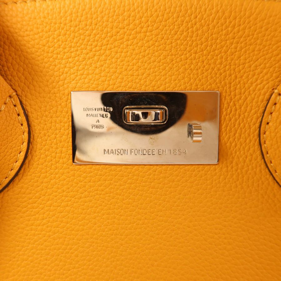 LOUIS VUITTON 牛皮皮革Milla PM銀扣手挽肩背兩用袋-8