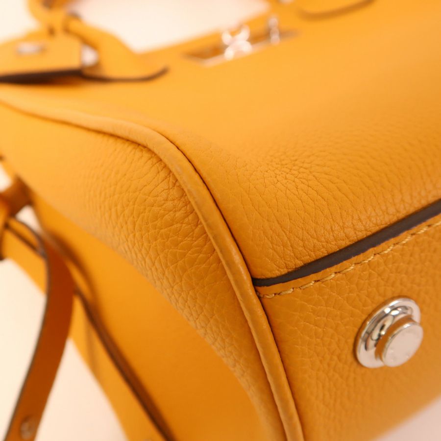LOUIS VUITTON 牛皮皮革Milla PM銀扣手挽肩背兩用袋-12