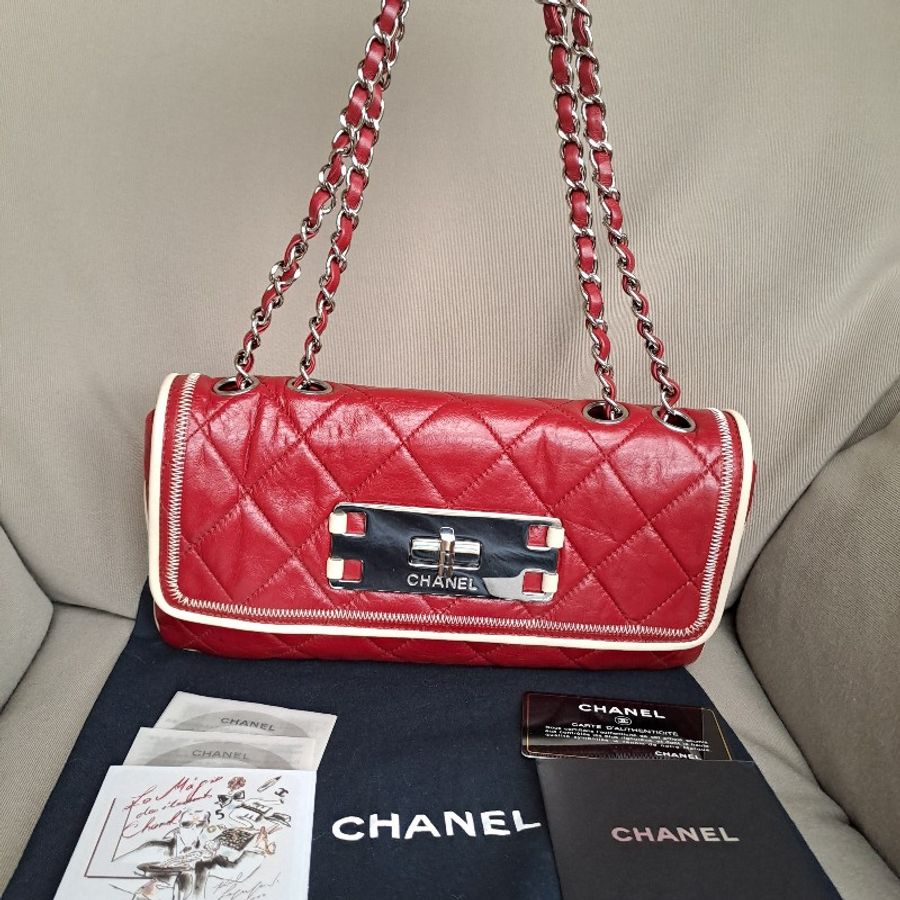 ❤chanel 2.55 羊皮翻蓋包-2