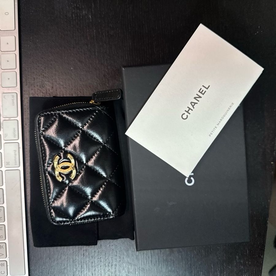 Chanel 拉鍊零錢包-1