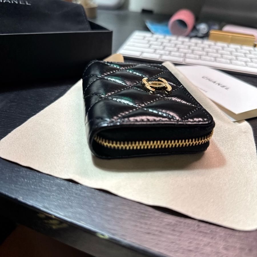 Chanel 拉鍊零錢包-9
