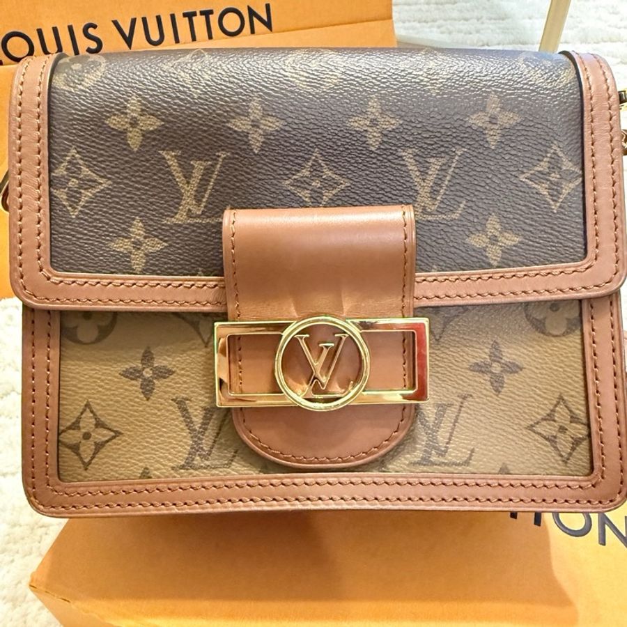 Louis Vuitton Mini Dauphine手袋/迷你達芙妮手袋/大全配-9