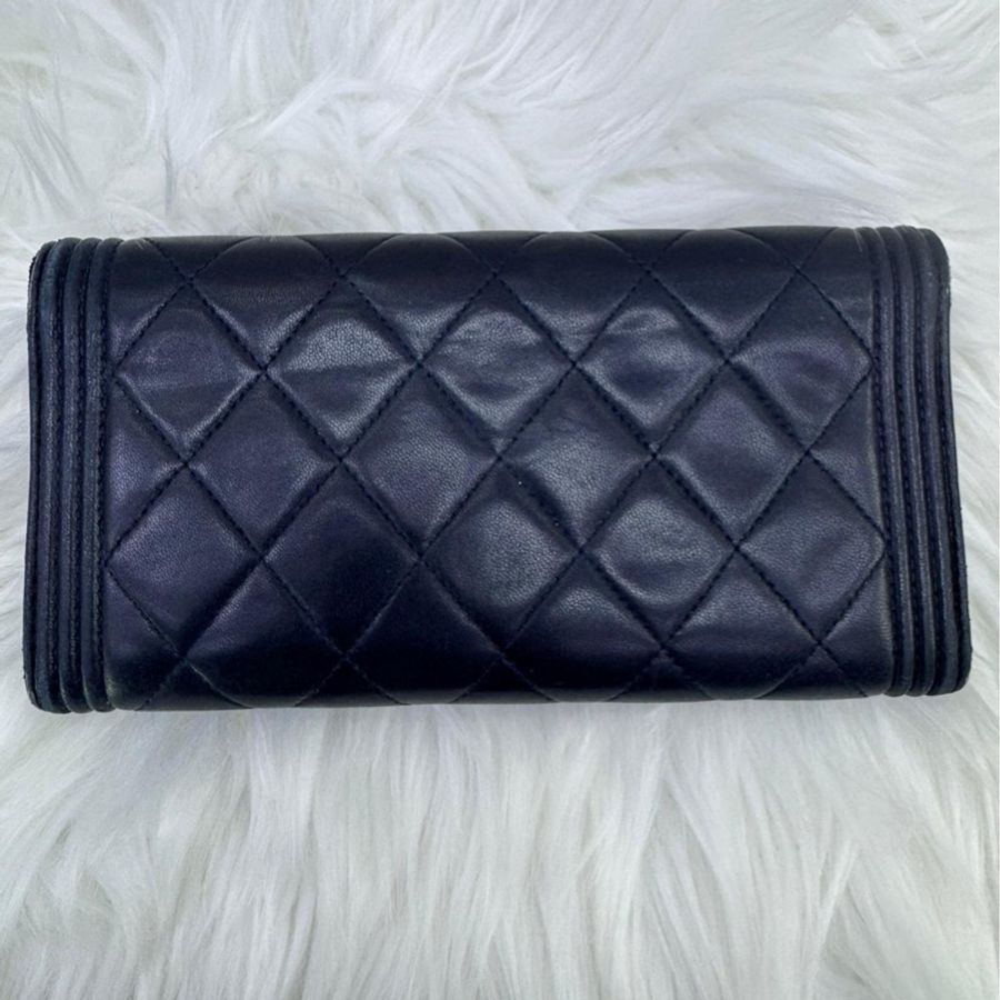 chanel boy long wallet-3