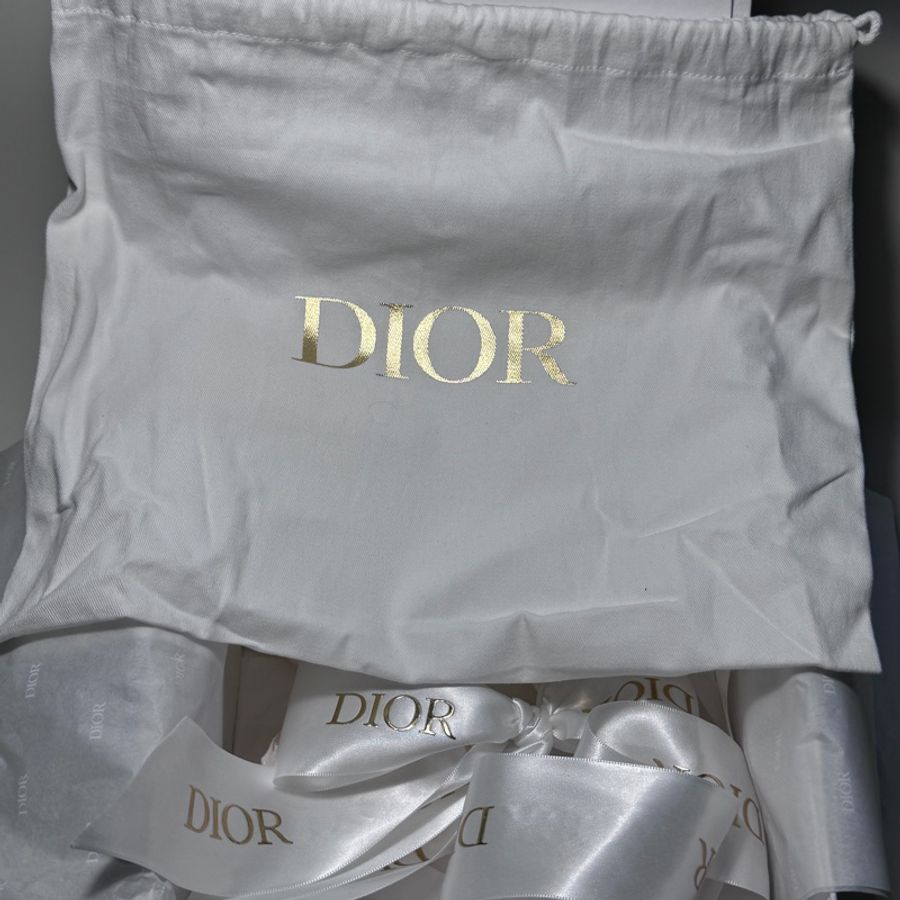 ‼️全新 Dior Caro 小型包款 象牙色 2024年8月票-5