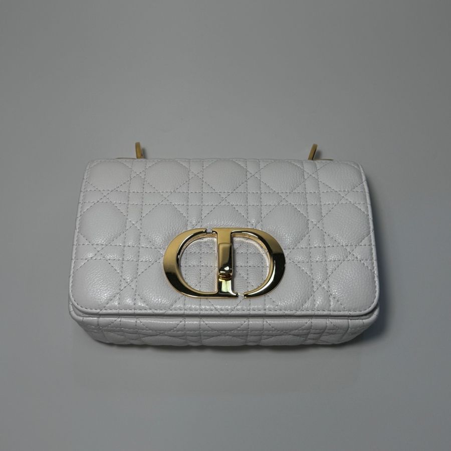‼️全新 Dior Caro 小型包款 象牙色 2024年8月票-9