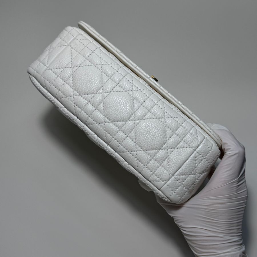 ‼️全新 Dior Caro 小型包款 象牙色 2024年8月票-12