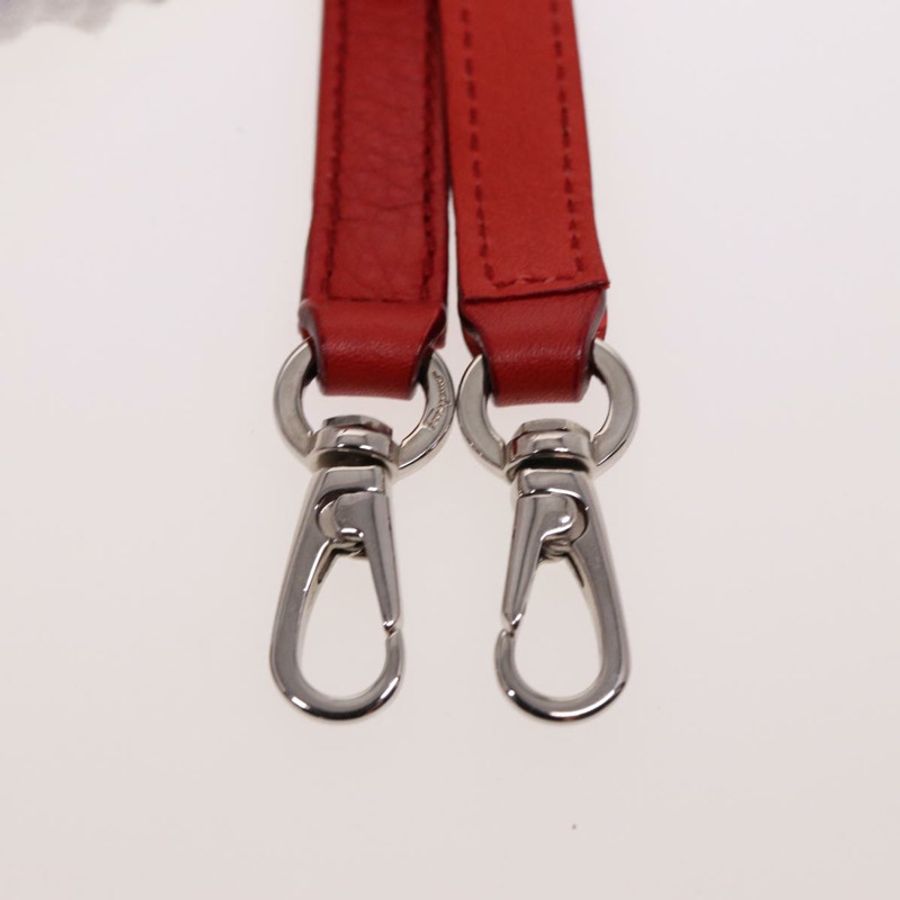 【日本直送】Salvatore Ferragamo Gancini 手提包 皮革 2way 紅色 Auth 78767-25