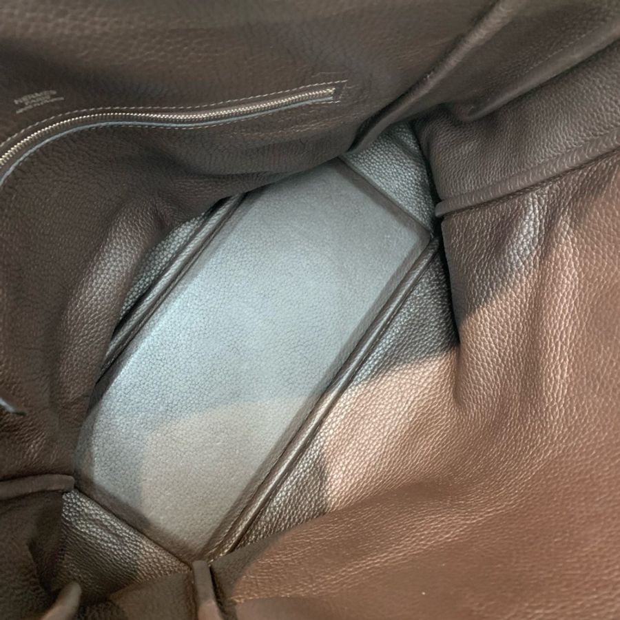 HERMES 中古咖啡色 TOTE BAG XB522-9