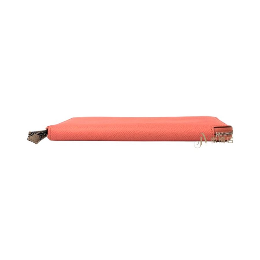 Hermes 3L ROSE TEA 玫瑰茶色EPSON silk in 絲巾長夾-4