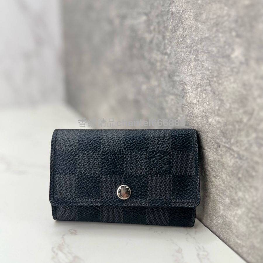 💗香緹國際精品💗392 LV 棋盤格鑰匙包 甜甜價-1