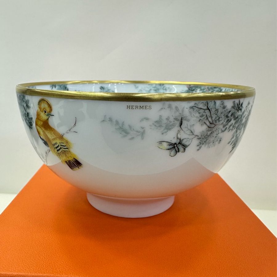 Hermes赤道叢林 餐碗 直徑12cm 閒置未使用品-1