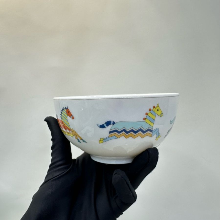 HERMES愛馬仕 童趣瓷器 套裝閒置未使用品-2