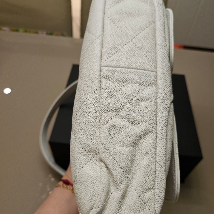 Chanel 荔枝皮斜背、手提兩用包-3