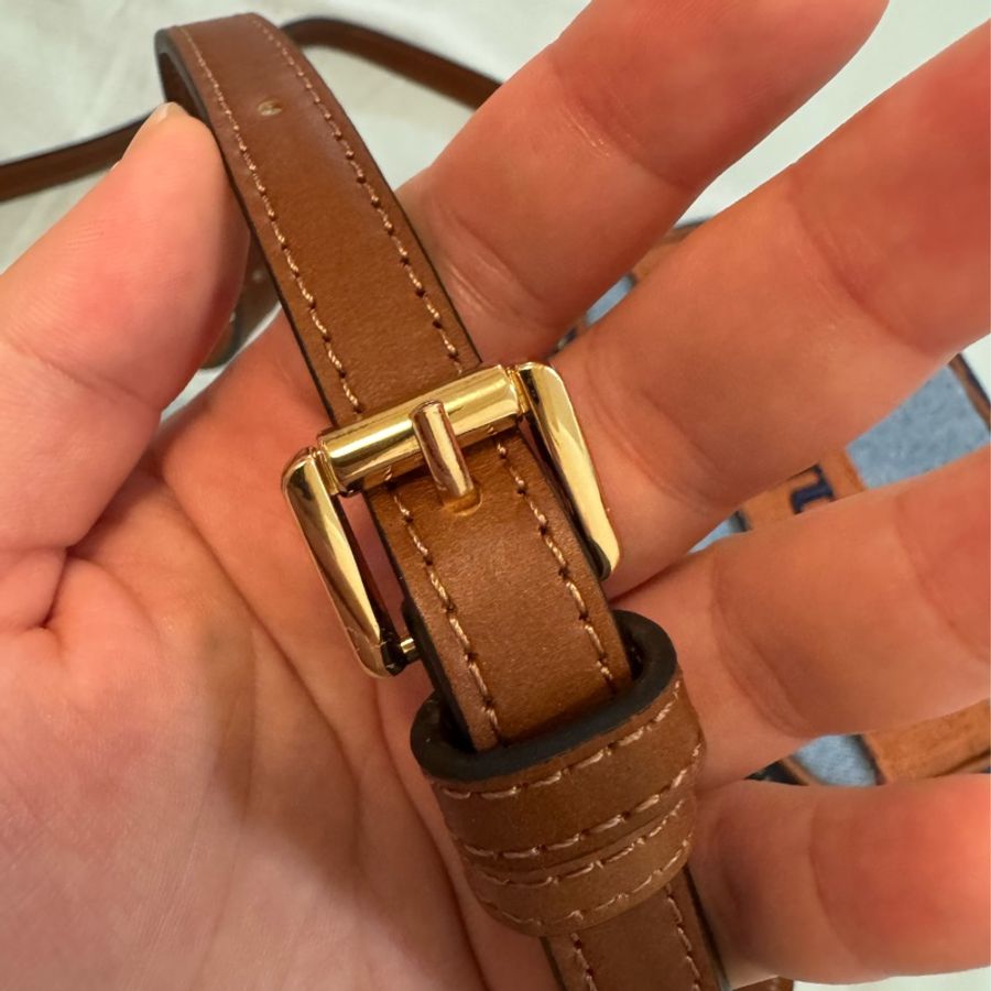 Chloe 拼色牛仔相機包-13