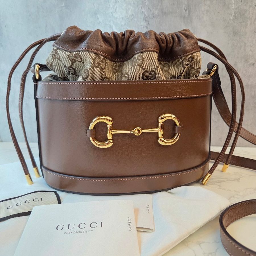 Gucci 1955 Horsebit 水桶包-0