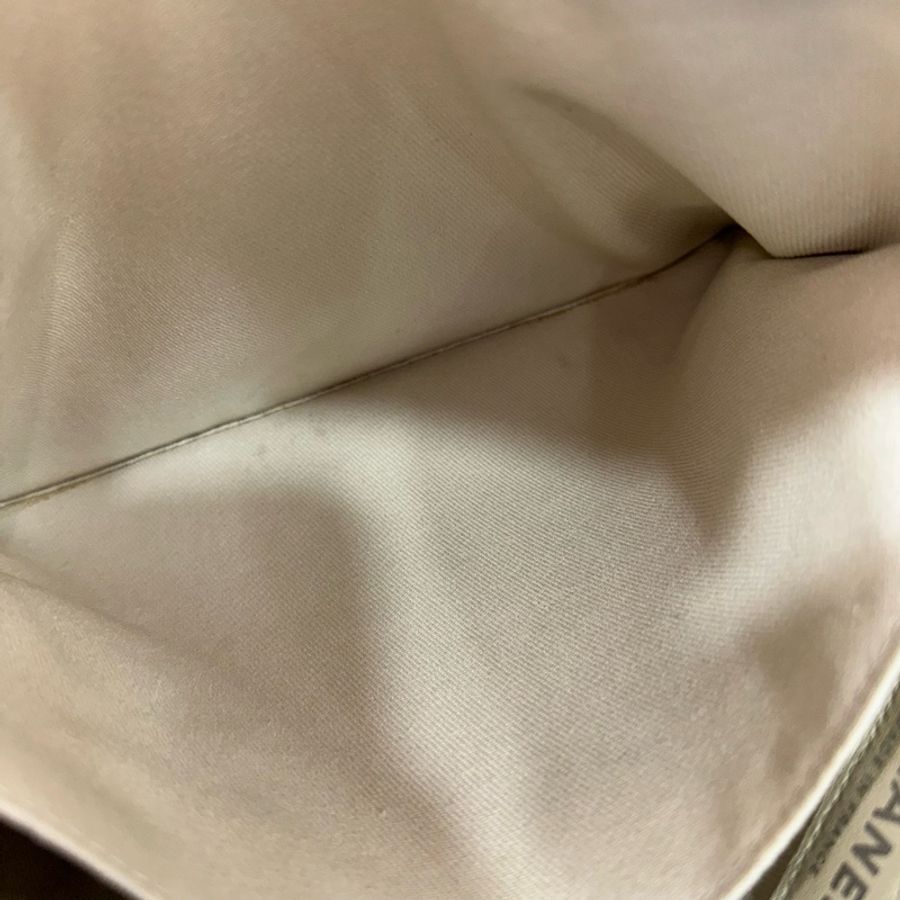 Chanel 藍色全皮雙C銀鏈肩背包-47
