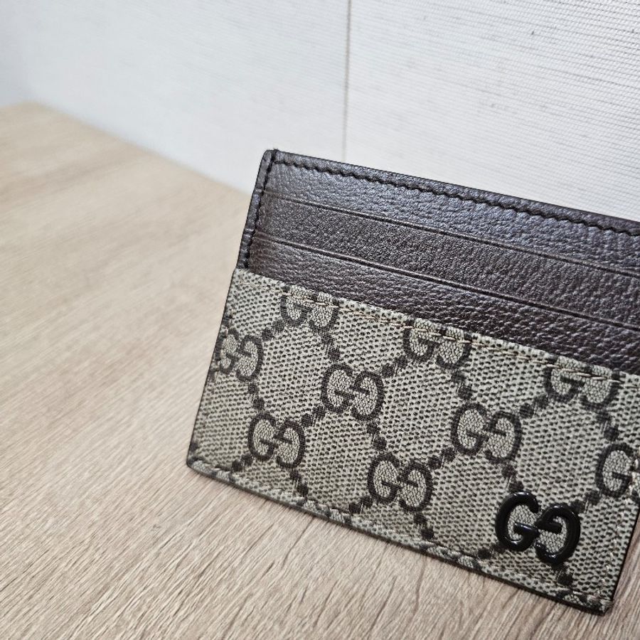 [品況優❣️] Gucci GG Supreme咖色卡夾-13