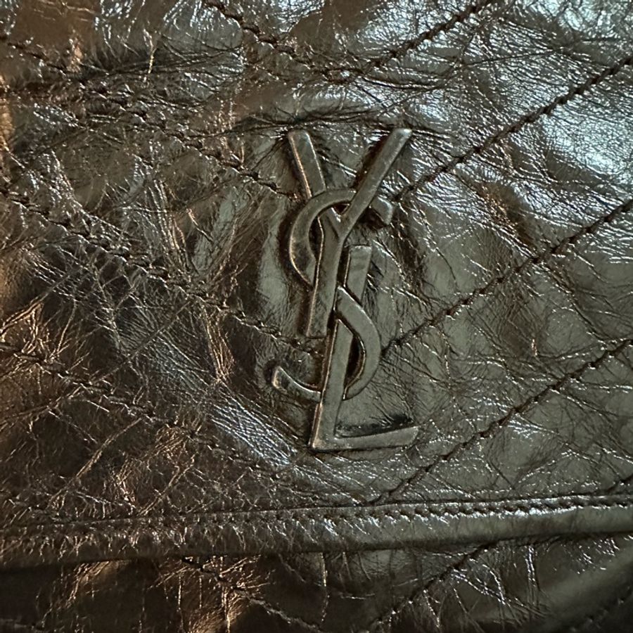 專櫃正品Saint Laurent YSL NIKI復古皮革BABY 黑色-4