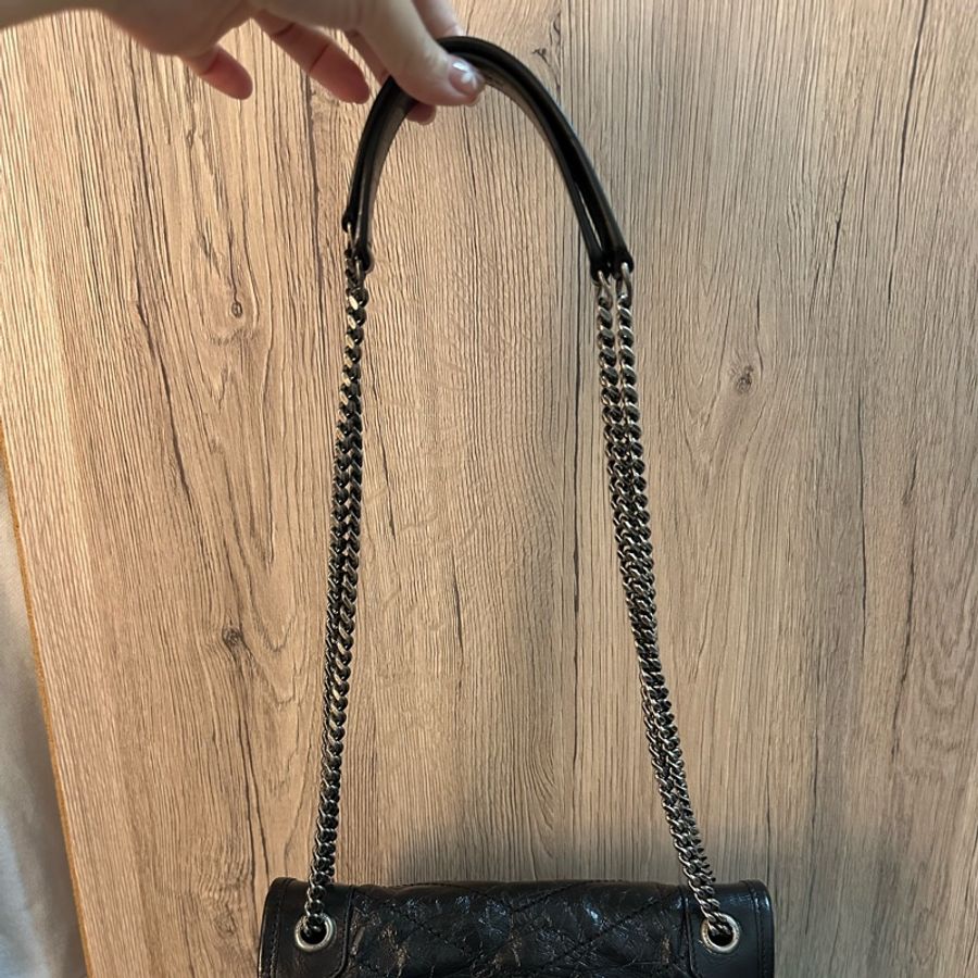 專櫃正品Saint Laurent YSL NIKI復古皮革BABY 黑色-29