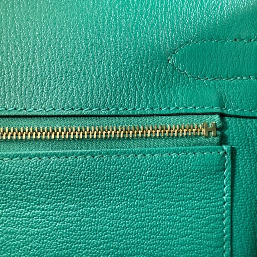 愛馬仕 Hermès Birkin 30 togo U1 維羅納綠 金釦 柏金包-26