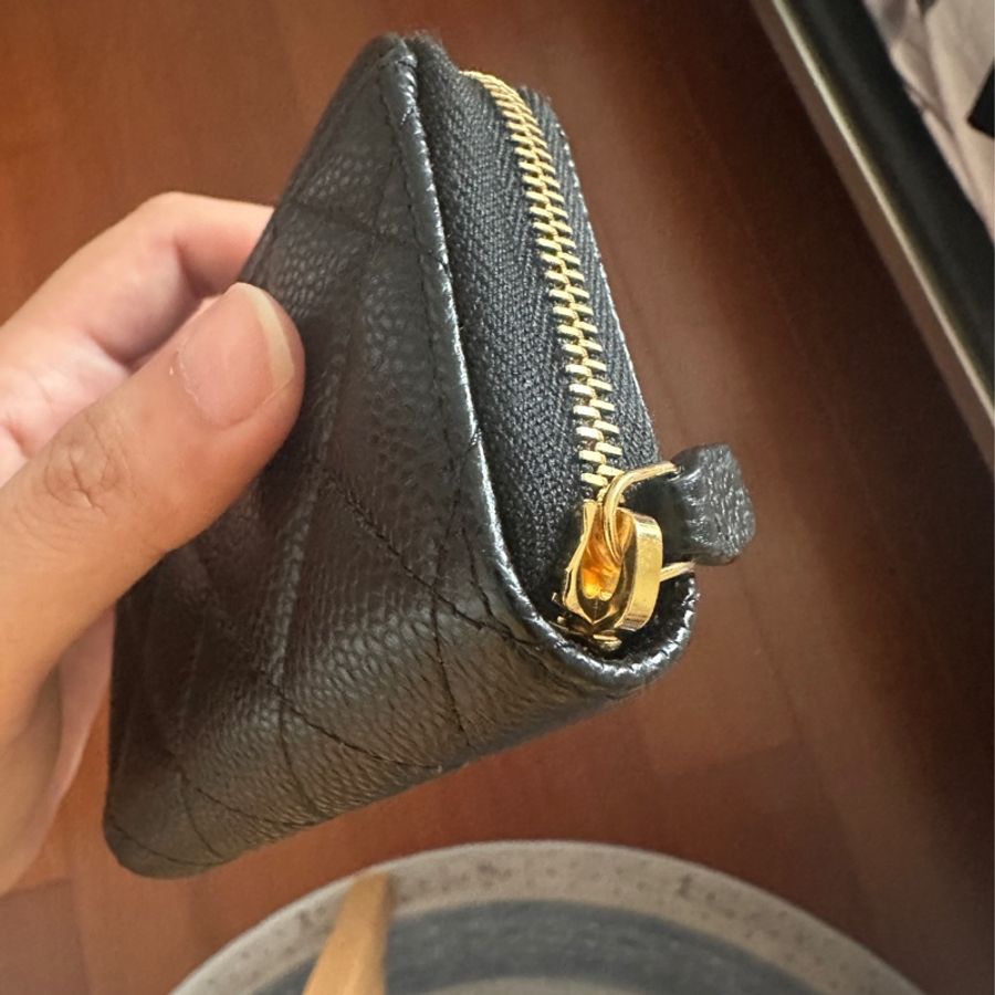 Chanel拉鍊零錢包-9